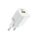 Wiwu Wi-G017 Cube 33W GaN Şarj Adaptörü, Type-C PD ve USB-A Çift Çıkış