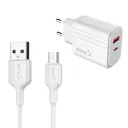 Zore Play Serisi PL06 Type-C 2'si 1 Arada Seyahat Şarj Aleti, 20 W