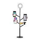 Zore Professional Live Stream Işıklı Telefon Tutucu Ring Light