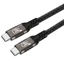 Zore QG01 Type-C to Type-C USB4 Kablo, 240W 40Gbps 8K 0.2 m