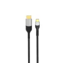 Zore QG08 Type-C to DisplayPort Görüntü Kablosu, 8K 60 Hz, 3 m