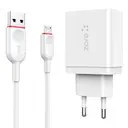 Zore XMac ZR-X2 Micro 2 in 1 Şarj Seti, USB-A ve PD Çıkışlı