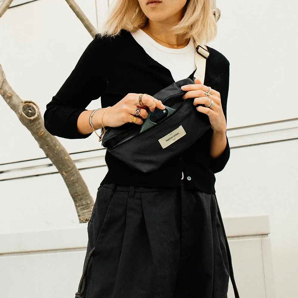 Native Union W.F.A Crossbody Su İtici Çapraz Vücut Çantası, 1.5 L
