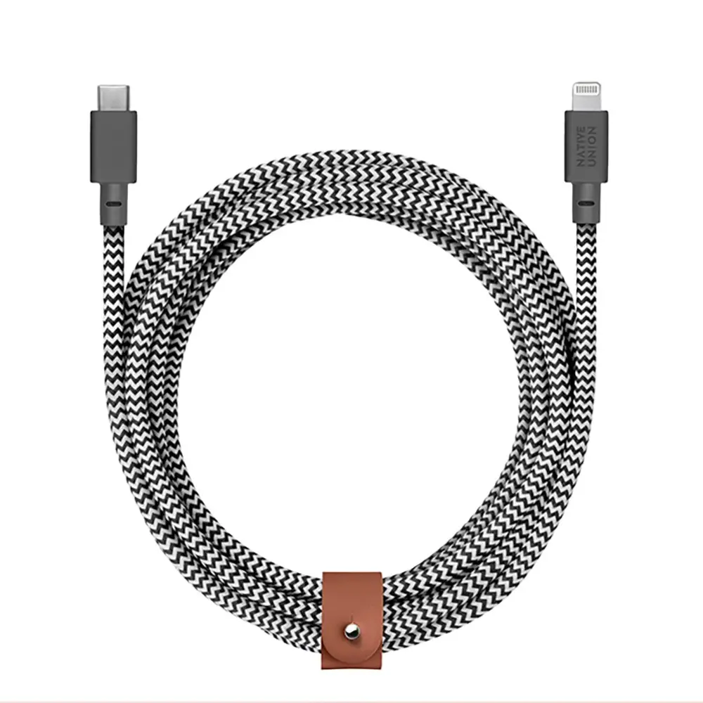 Native Union Belt Type-C to Lightning Şarj Kablosu, 3 m Örgü