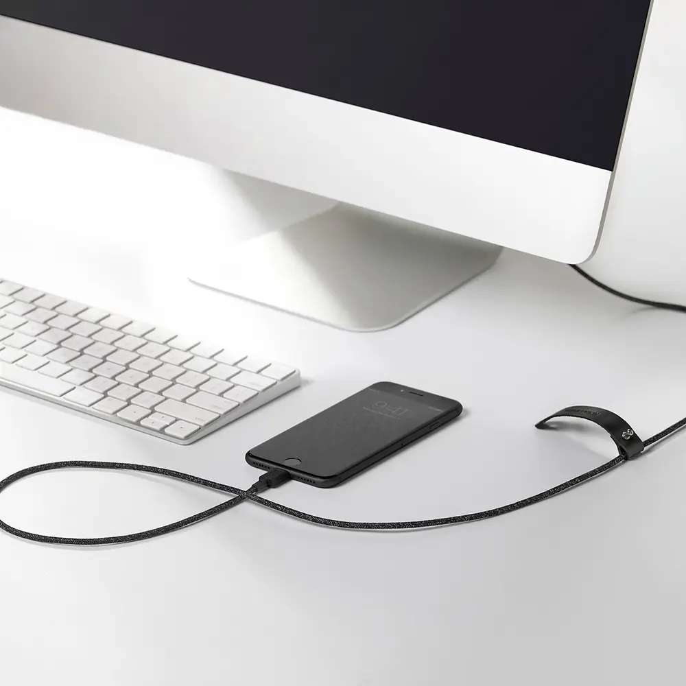 Native Union Belt USB-A Lightning Şarj Kablosu 1.2 m, Deri Kayışlı
