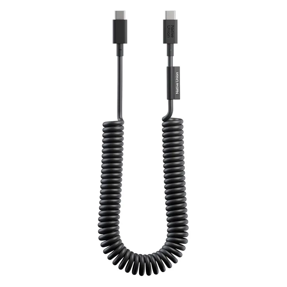 Native Union POP Type-C to Type-C Spiralli Şarj Kablosu 60W 2.4M