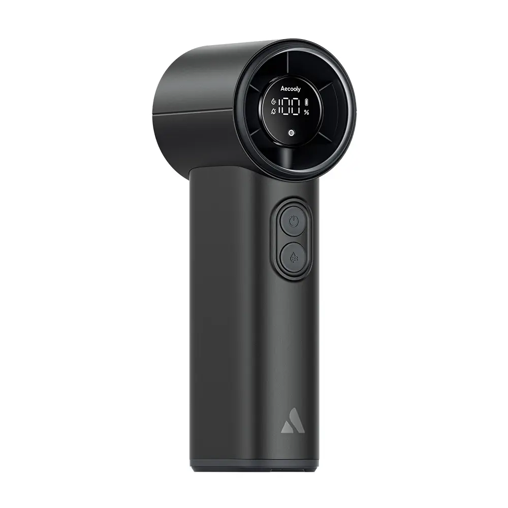 Aecooly PM02 Taşınabilir El Fanı, 5 Kademeli ve Mist Chill Modlu