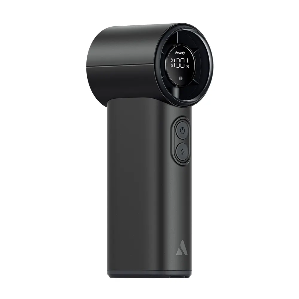 Aecooly PM02 Taşınabilir El Fanı, 5 Kademeli ve Mist Chill Modlu