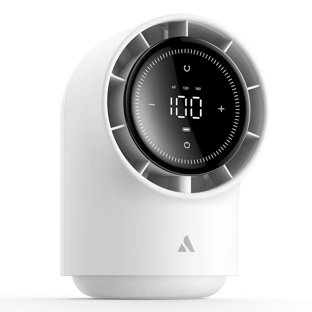 Aecooly TB01 Dijital LED Göstergeli Portatif Masa Fanı, 100 Kademeli