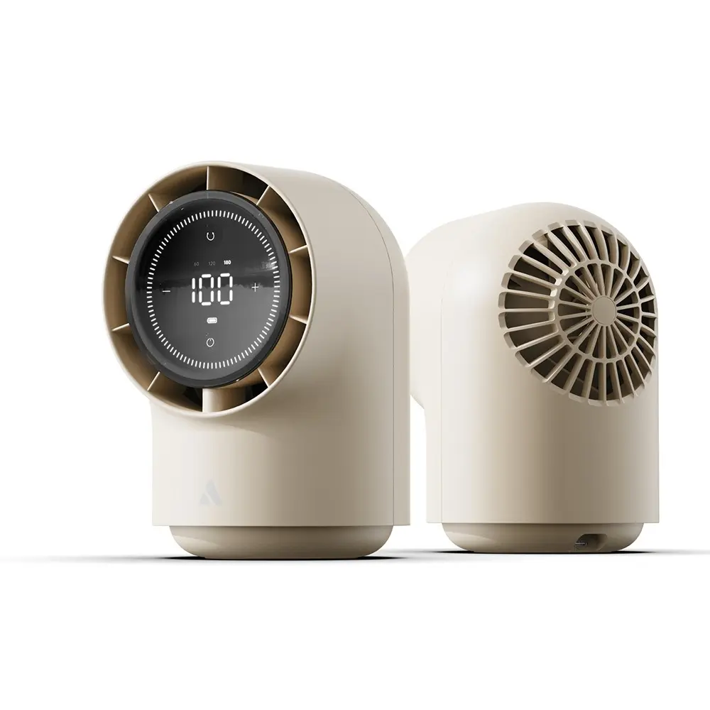 Aecooly TB01 Dijital LED Göstergeli Portatif Masa Fanı, 100 Kademeli