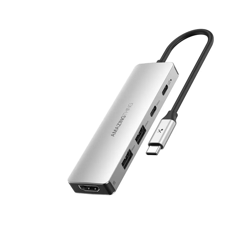 Amazingthing Thunder Pro Type-C 5'i 1 Arada 4K 60Hz Dönüştürücü Adaptör