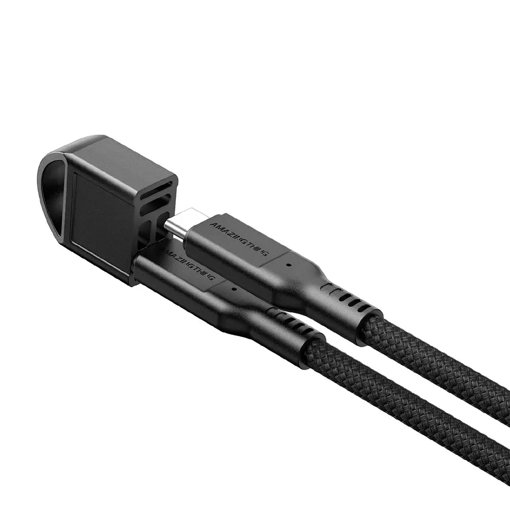 Amazingthing Thunder Pro USB3.2 Gen2 Type-C to Type-C Kablo, 240W ve 20cm