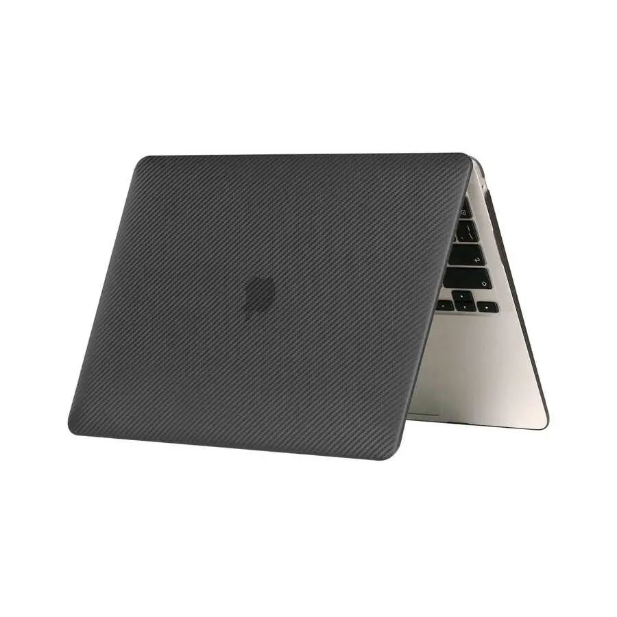 MacBook Air 13.3" Karbon Fiber Tasarımlı Koruyucu Kılıf - Zore MSoft