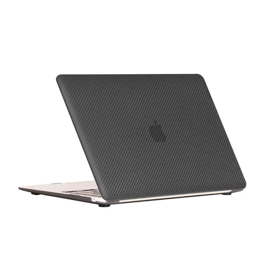 MacBook Air 13.3" Karbon Fiber Tasarımlı Koruyucu Kılıf - Zore MSoft