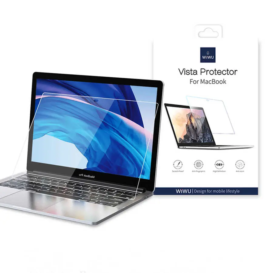 MacBook Pro 13" Ekran Koruyucu, 9H Temperli Cam - Wiwu Vista