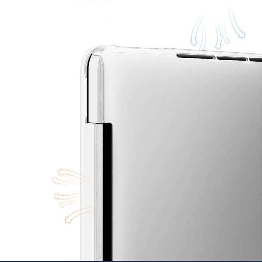 MacBook Pro 13" M2 Uyumlu Şeffaf Kılıf - Wiwu Crystal iShield
