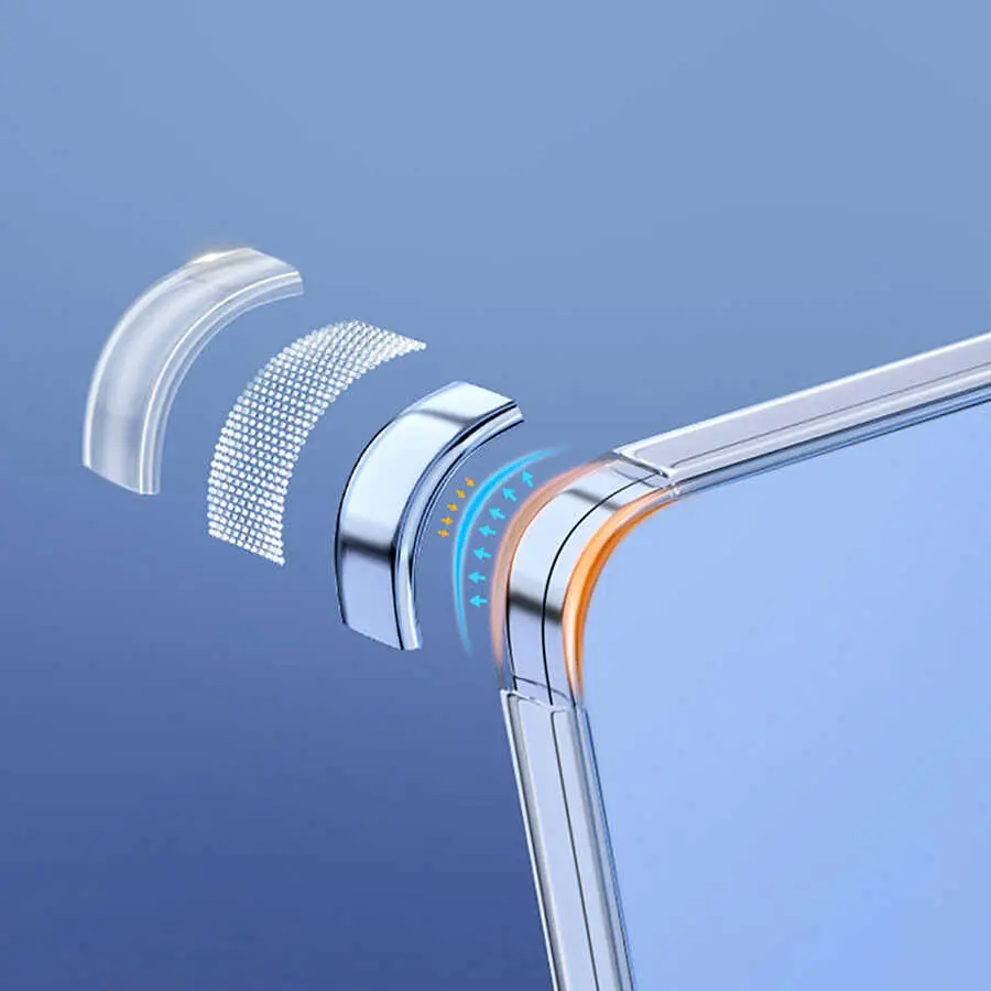 MacBook Air 13.6" M2 Şeffaf Ultra İnce Kılıf - Wiwu Crystal iShield