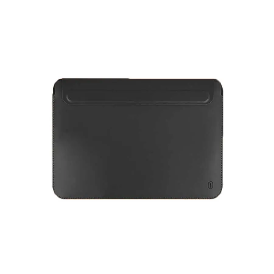 MacBook Pro 14 inç Standlı PU Deri Kılıf - Wiwu Skin Pro