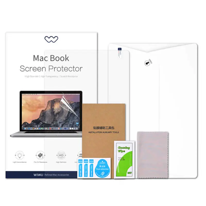 MacBook Pro 16" 2021 Ekran Koruyucu, 0.15 mm PET Film - Wiwu