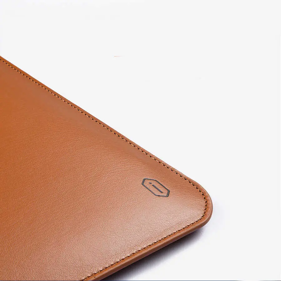 MacBook Pro 16 inç 2021 Standlı PU Deri Kılıf - Wiwu Skin Pro