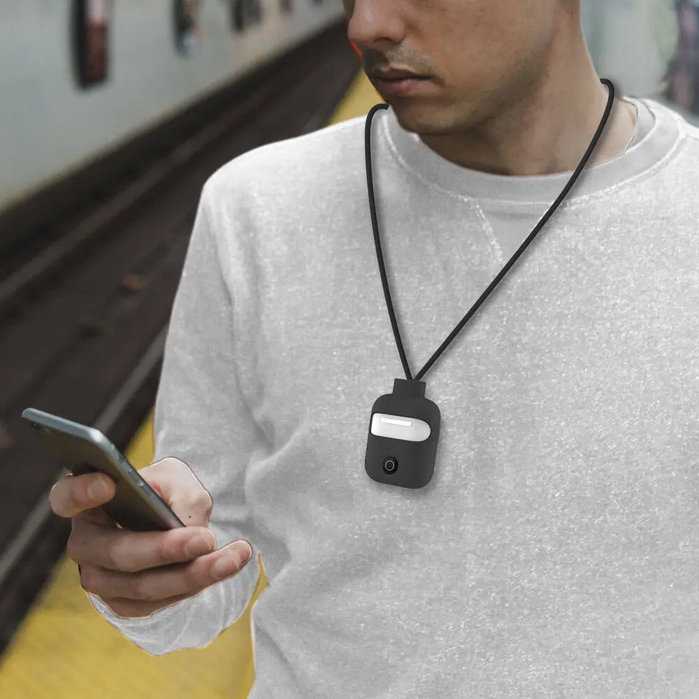 AirPods 1. ve 2. Nesil Kılıf, Boyun Askılı Jelly Bean Tasarım - SwitchEasy ColorBuddy