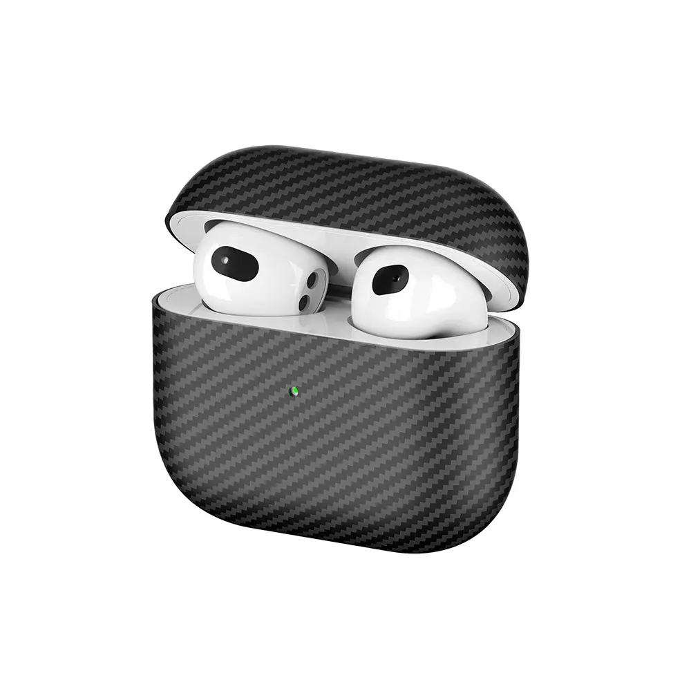 AirPods 3. Nesil 600D Karbon Fiber Kulaklık Kılıfı - Zore Airbag 43