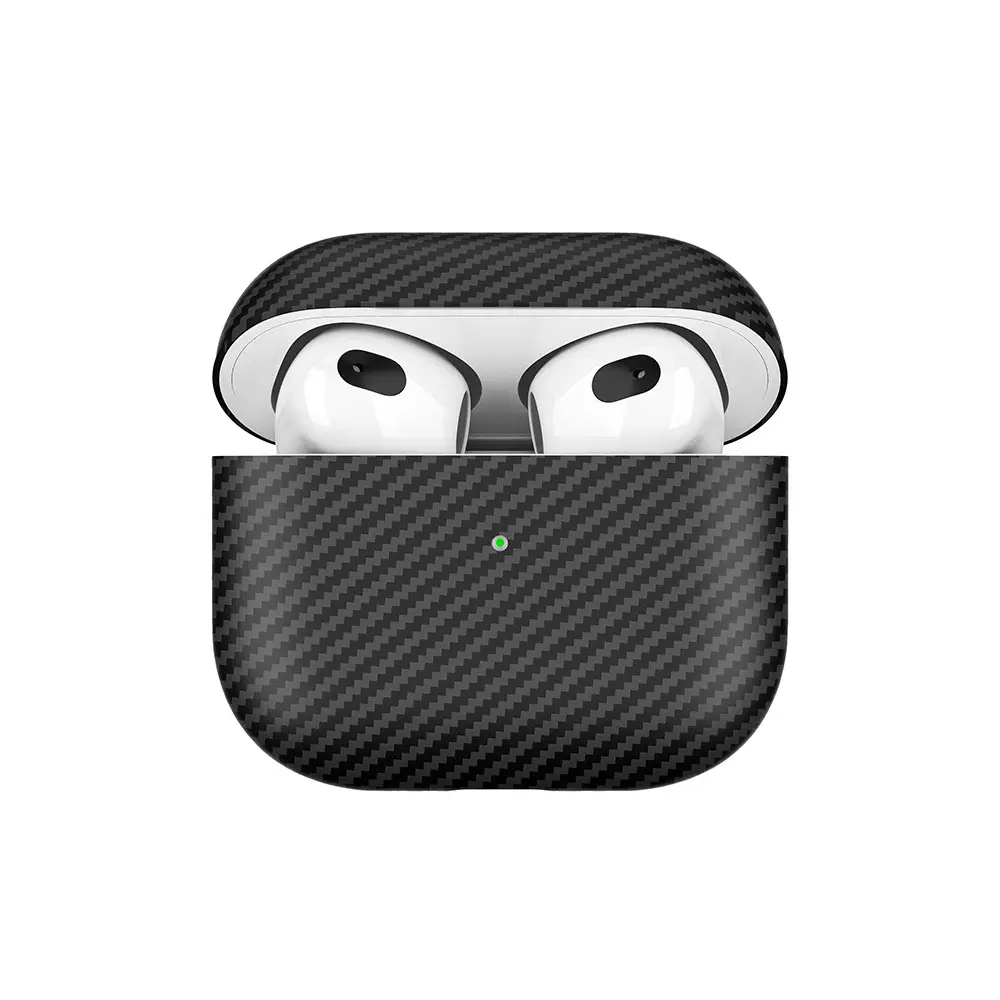 AirPods 3. Nesil 600D Karbon Fiber Kulaklık Kılıfı - Zore Airbag 43