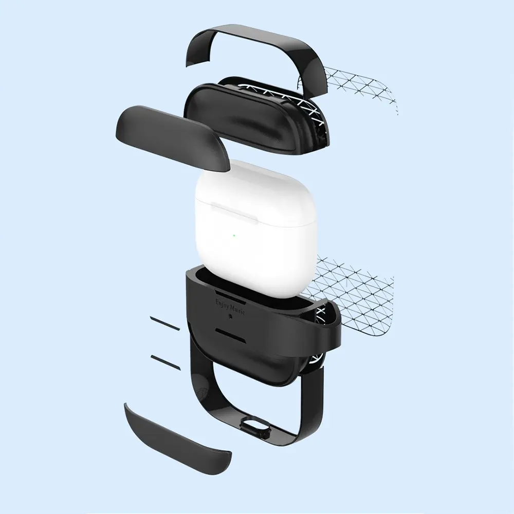 AirPods 3. Nesil MagSafe Uyumlu Kılıf - Mutural Meiwo Serisi