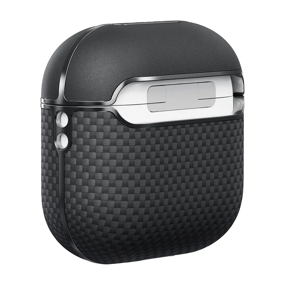 AirPods 4 Uyumlu 1500D Aramid Fiber Kılıf - Pitaka Ultra-Slim Classic