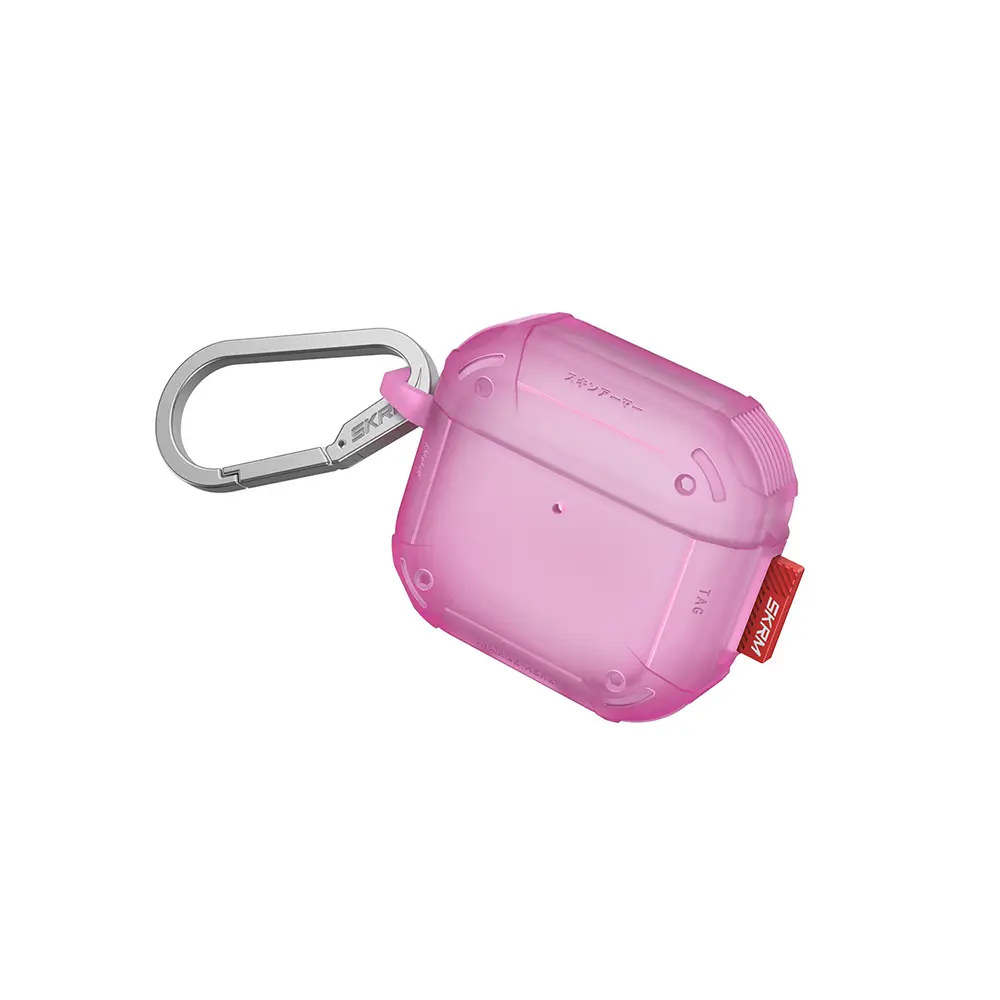 AirPods 4 Uyumlu Airbagli Yivli Köşe Kılıf - Skinarma Mecha CE