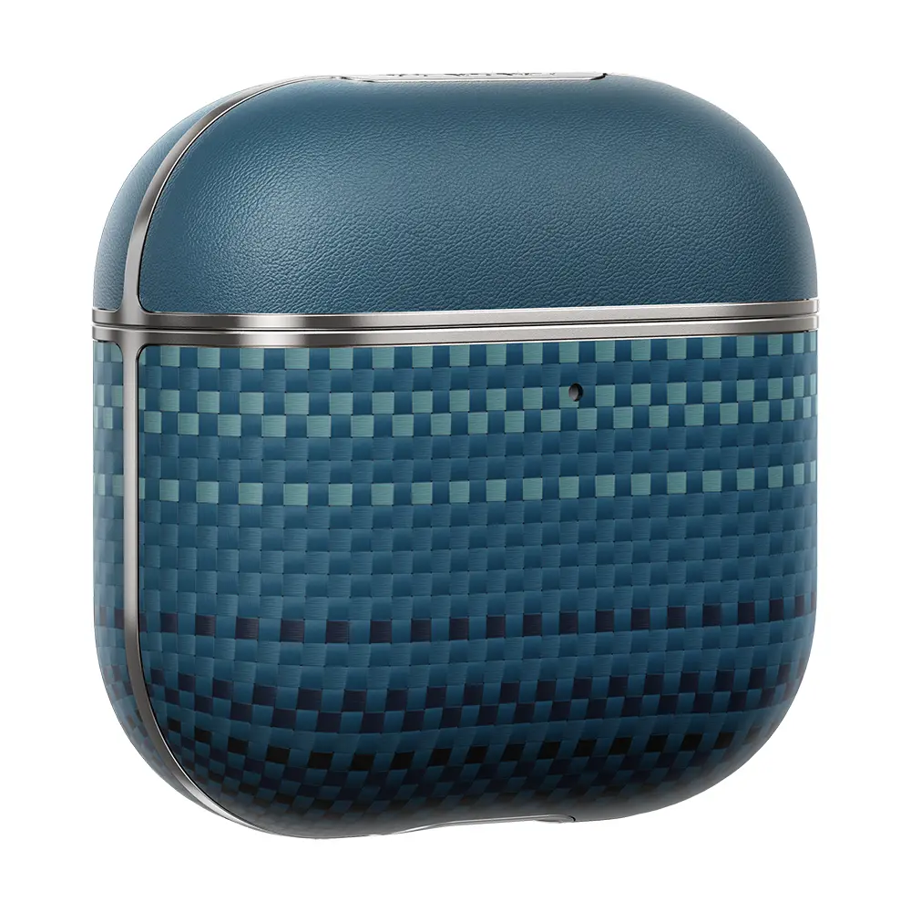 Apple Airpods 4 Kılıf Aramid Fiber Pitaka Tactile Woven Sunset-Moonrise Serisi Kapak