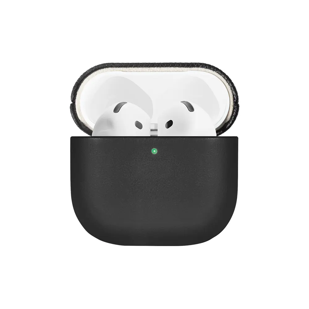 Apple AirPods 4 Kılıf Qi M-Safe Şarj Özellikli Native Union RE Classic Serisi Suni Deri Kapak