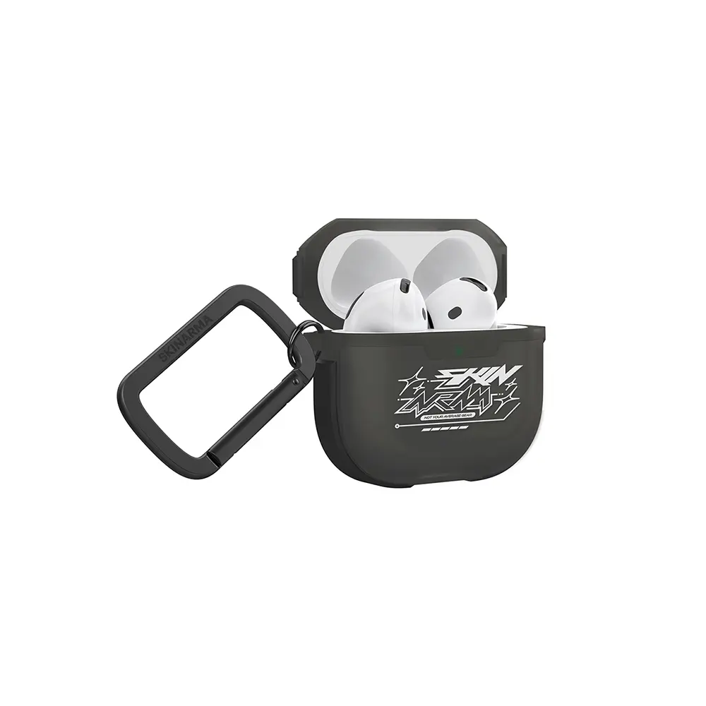 AirPods 4 Uyumlu Transparan Mat Kılıf - Skinarma Kinzoku