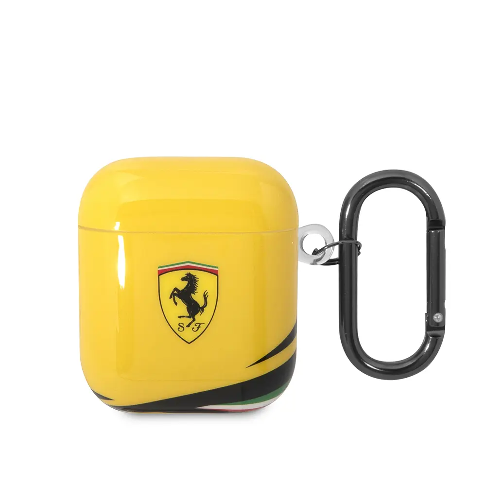 AirPods Kılıfı, Lisanslı Ferrari IML Baskılı TPU Koruma Kılıfı