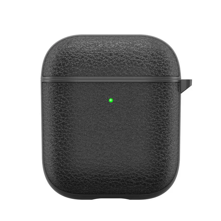 AirPods 1. ve 2. Nesil Deri Kılıf - Wiwu Calfskin