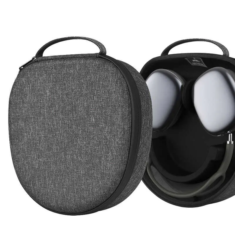 AirPods Max Fermuarlı Taşıma Kılıfı, Süngerli ve Suya Dayanıklı - Wiwu