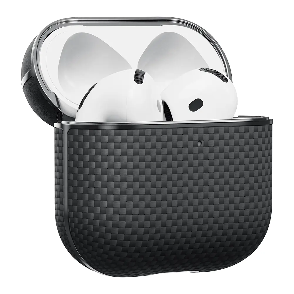 AirPods Pro 2 Uyumlu MagSafe Kılıf - Pitaka Ultra-Slim Classic Aramid Fiber