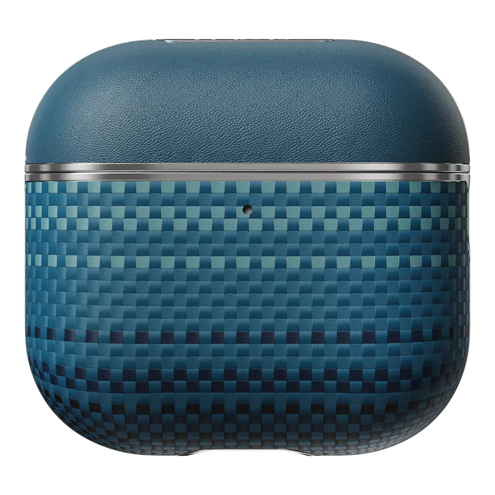 Apple Airpods Pro 2 Kılıf Aramid Fiber Pitaka Tactile Woven Sunset-Moonrise Serisi Kapak