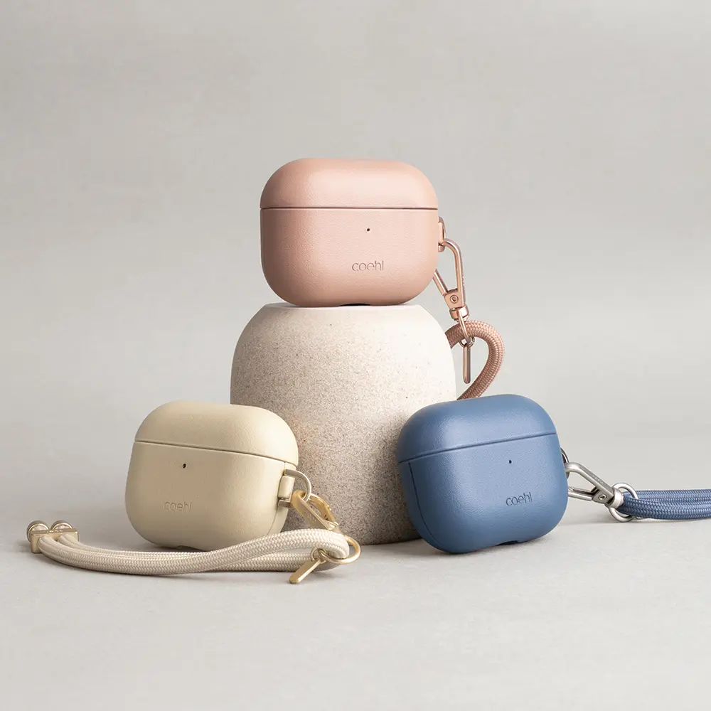 AirPods Pro 2 Kılıf, Askı Aparatlı Vegan Deri Kapak - Coehl Haven