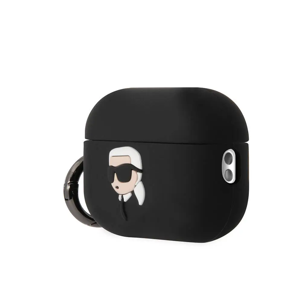 AirPods Pro 2 Uyumlu Silikon Kılıf - Karl Lagerfeld Karl 3D