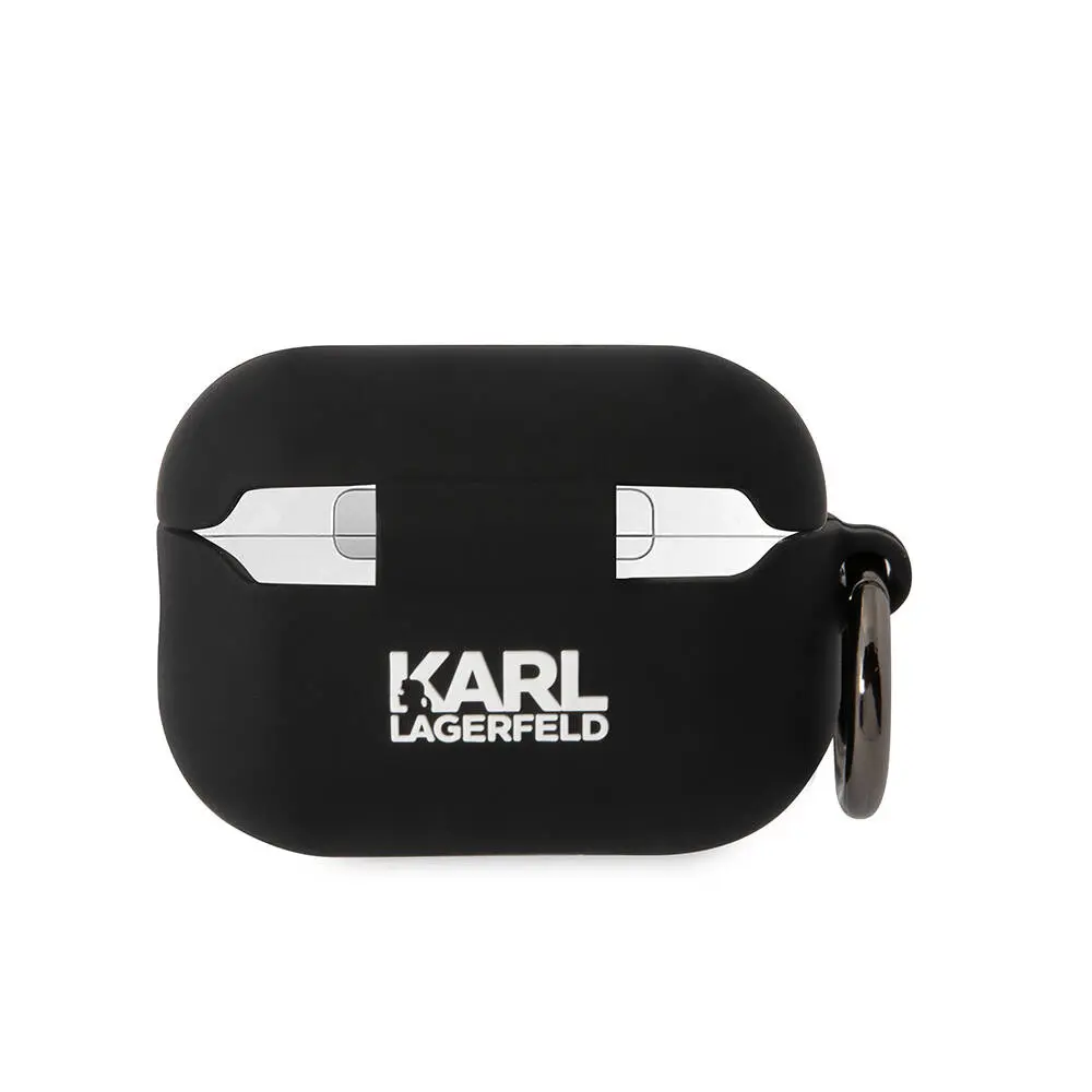 AirPods Pro 2 Uyumlu Silikon Kılıf - Karl Lagerfeld Karl 3D