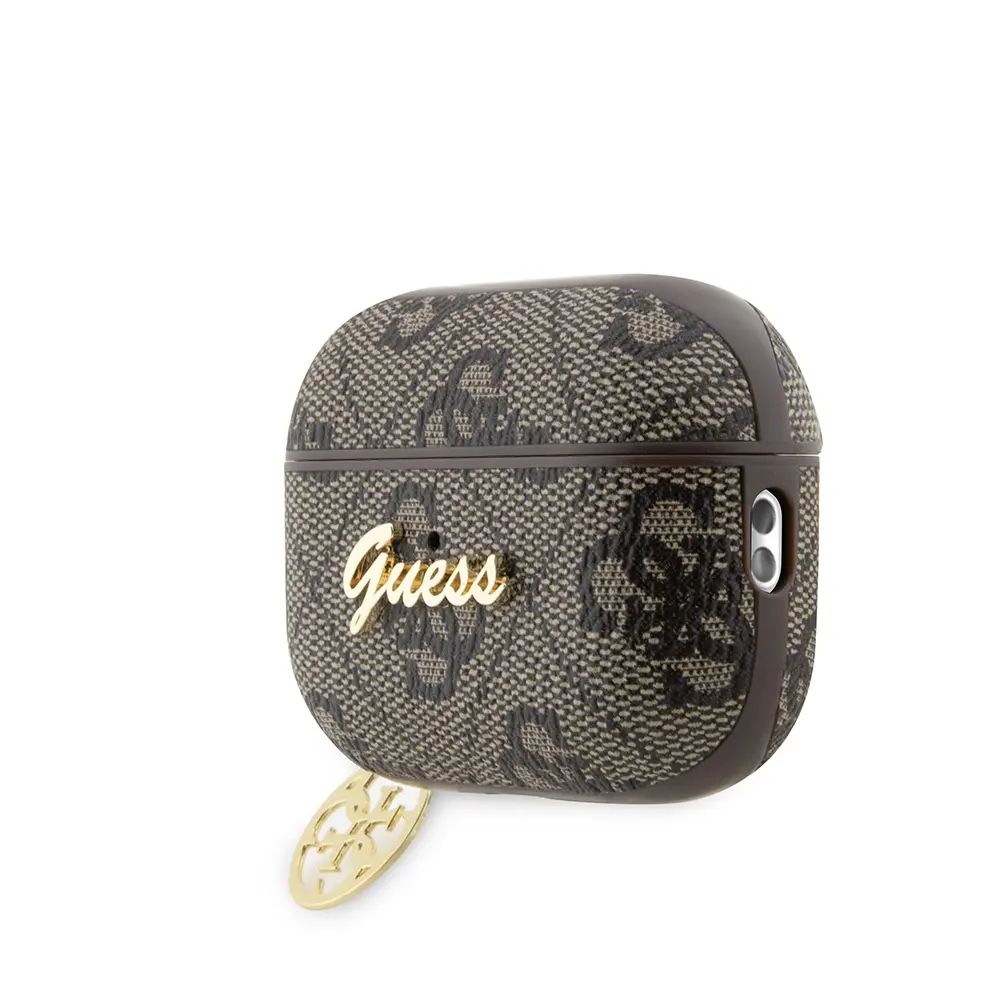 AirPods Pro 3 Kılıf, 4G Desenli PU Deri - Guess Lisanslı