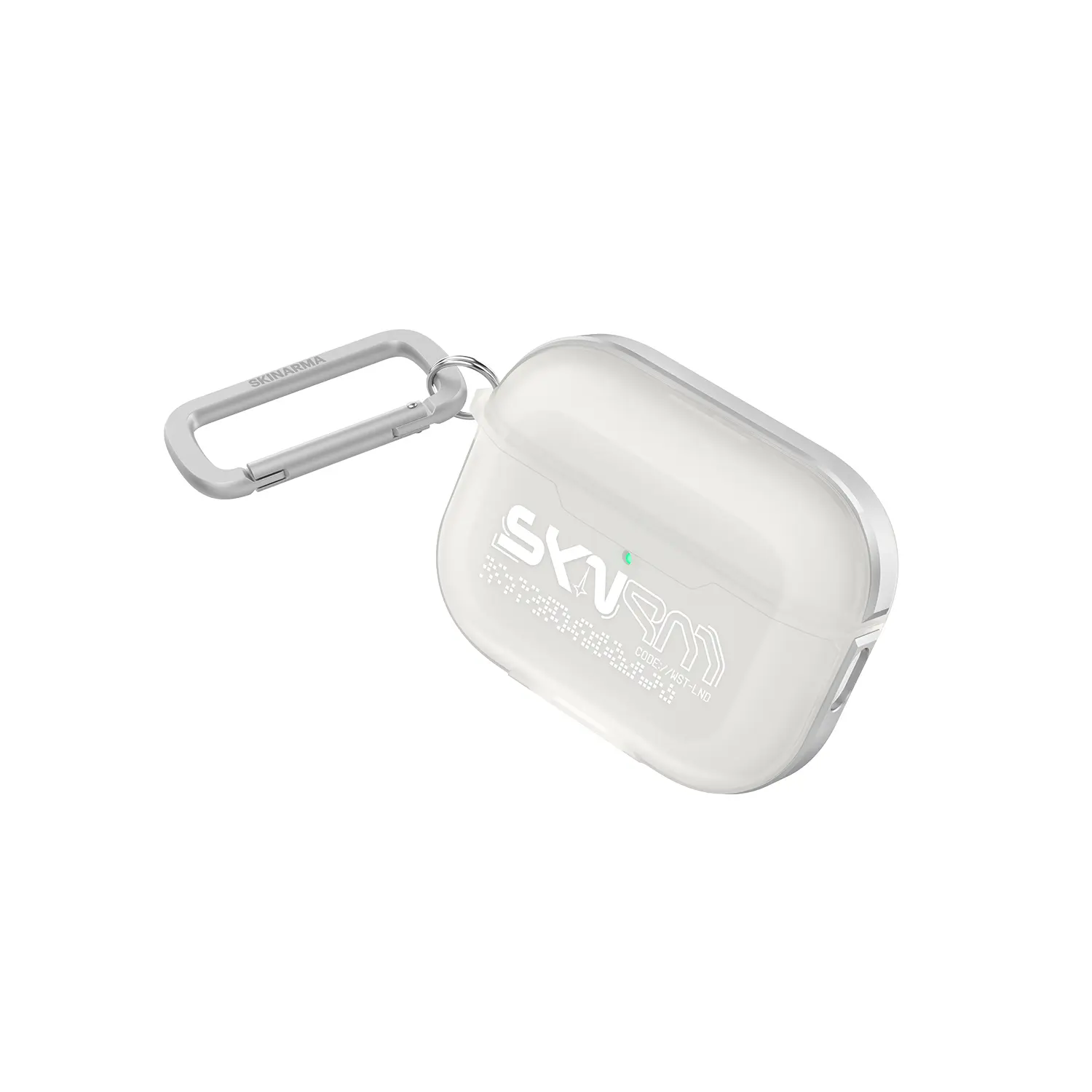 Apple Airpods Pro 3 Kılıf Skinarma Transparan Mat Tasarım Kinzoku Kılıf