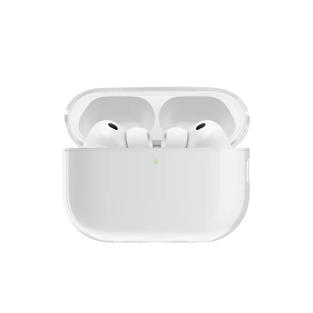 AirPods Pro 3 Şeffaf Silikon Kılıf, Qi ve MagSafe Uyumlu - Native Union Clear