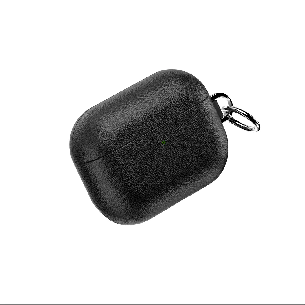 AirPods Pro 3 Deri Kılıf, Parmak İzi Bırakmayan - Wiwu HC-201