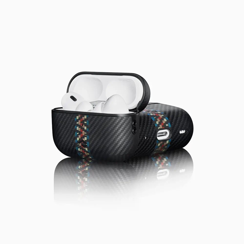 Apple Airpods Pro Kılıf 600D Aramid Fiber Pitaka Orchestra Serisi Rhapsody Kılıf