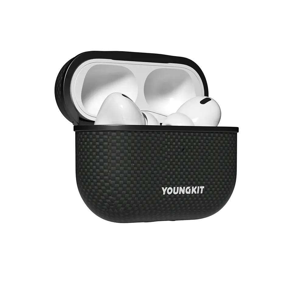 AirPods Pro MagSafe Şarj Özellikli Aramid Fiber Kılıf - Youngkit 1500D Extreme Wing