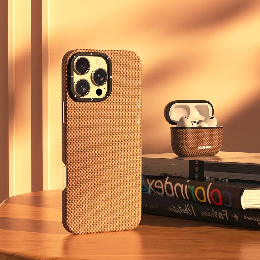 AirPods Pro MagSafe Şarj Özellikli Aramid Fiber Kılıf - Youngkit 1500D Extreme Wing