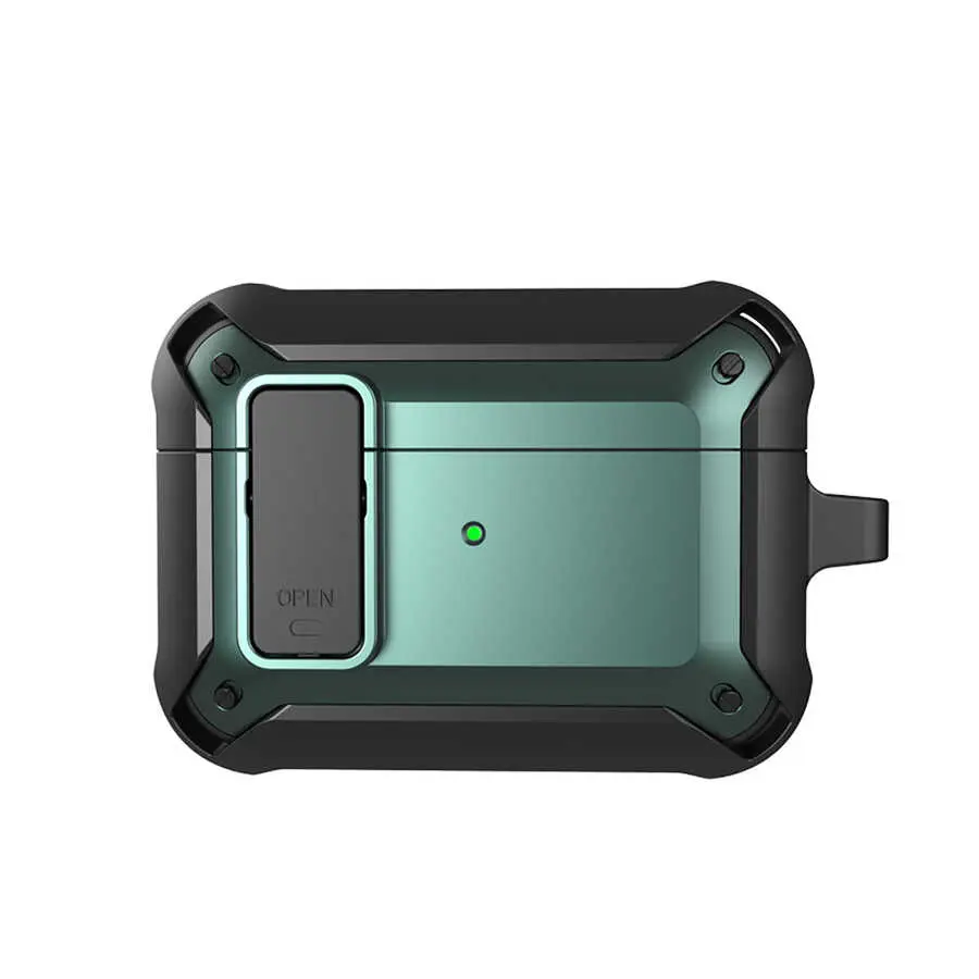 AirPods Pro Kılıfı, Düşme Dirençli ve Kablosuz Şarj Uyumlu - Wiwu Mecha