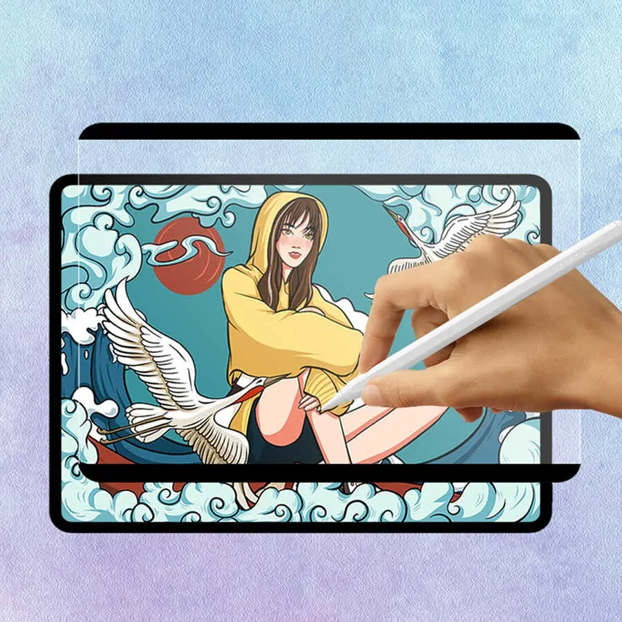iPad 10.2" (9. Nesil) Manyetik Çıkarılabilir Ekran Koruyucu - Wiwu